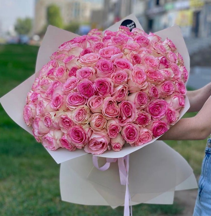 101 роза — купить букет с доставкой в Астане | Rose777
