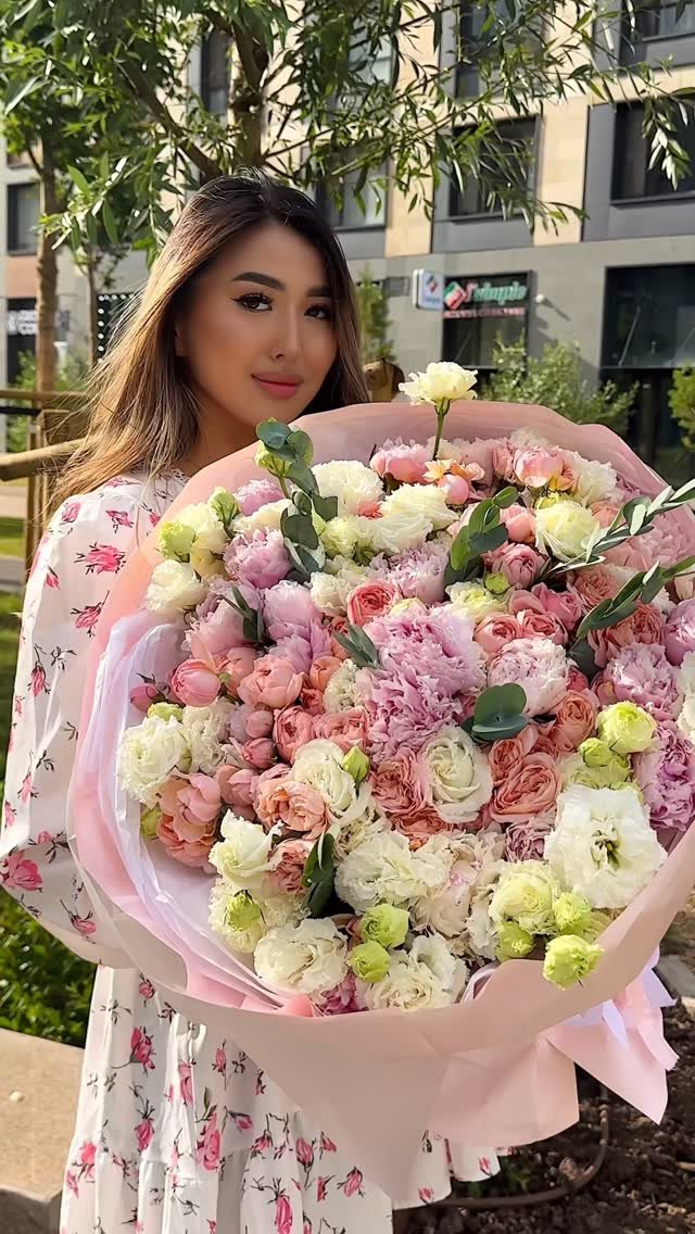 Нежный букет с эустомой — купить букет с доставкой в Астане | Rose777