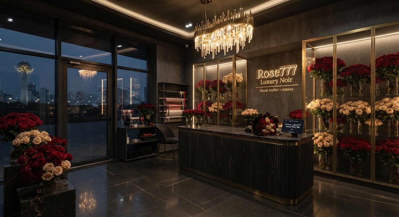 Цветочный салон Rose777 — ул. Кайым Мухамедханов, 8, Астана