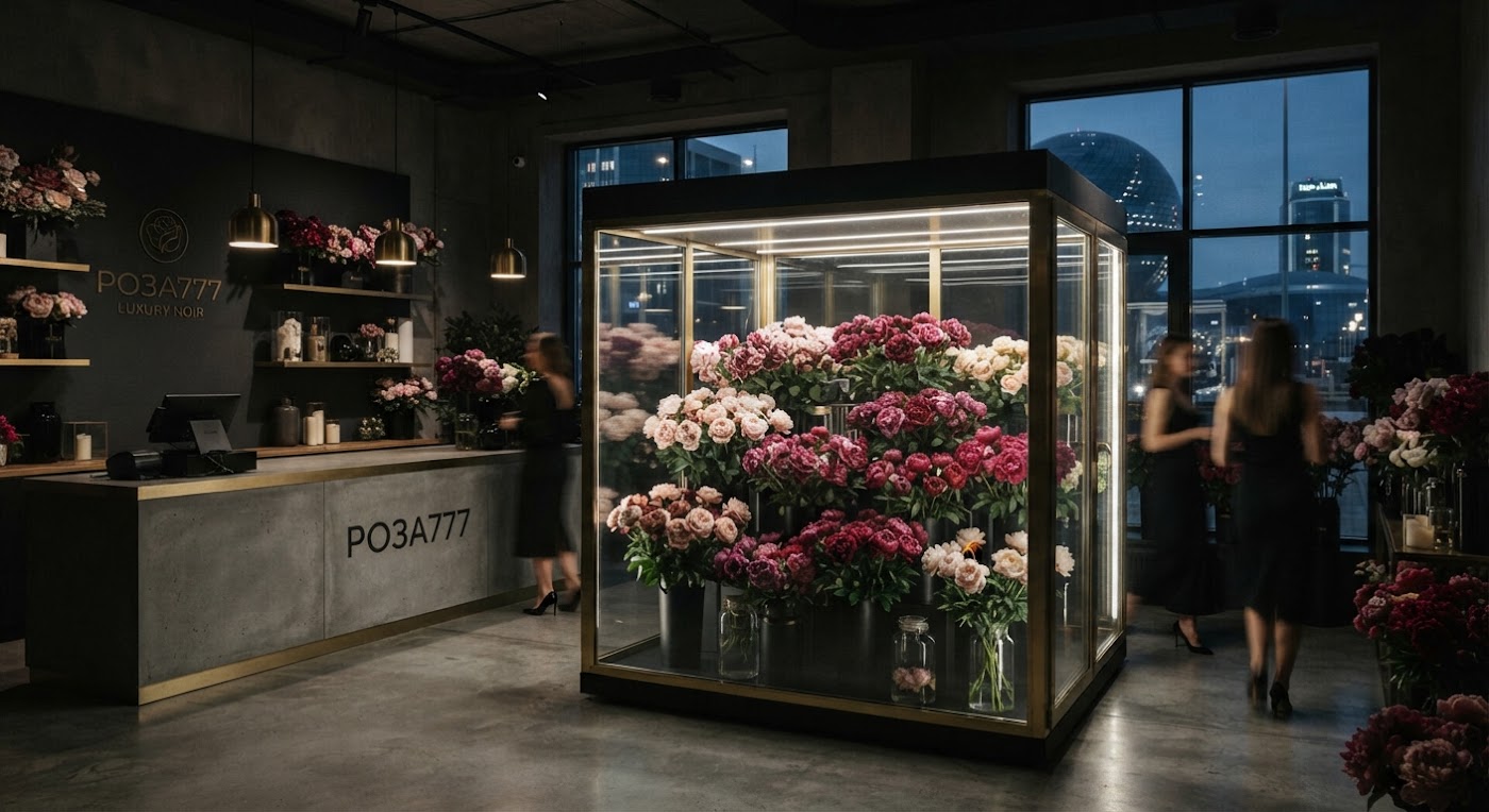 Цветочный салон Rose777 — пр. Улы Дала, 57, Астана